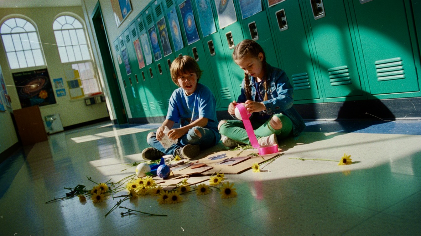 The Melting Cardboard Sun
