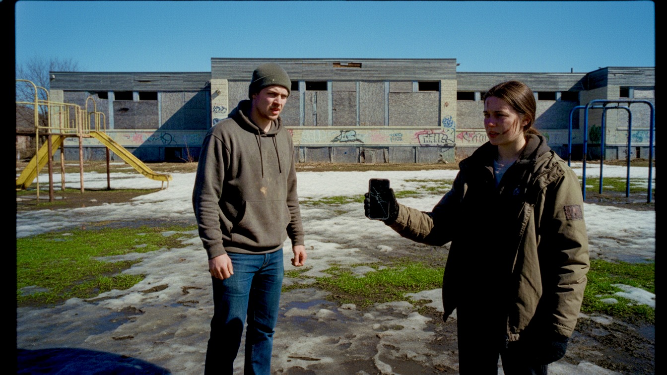 Cracked Burner Phone