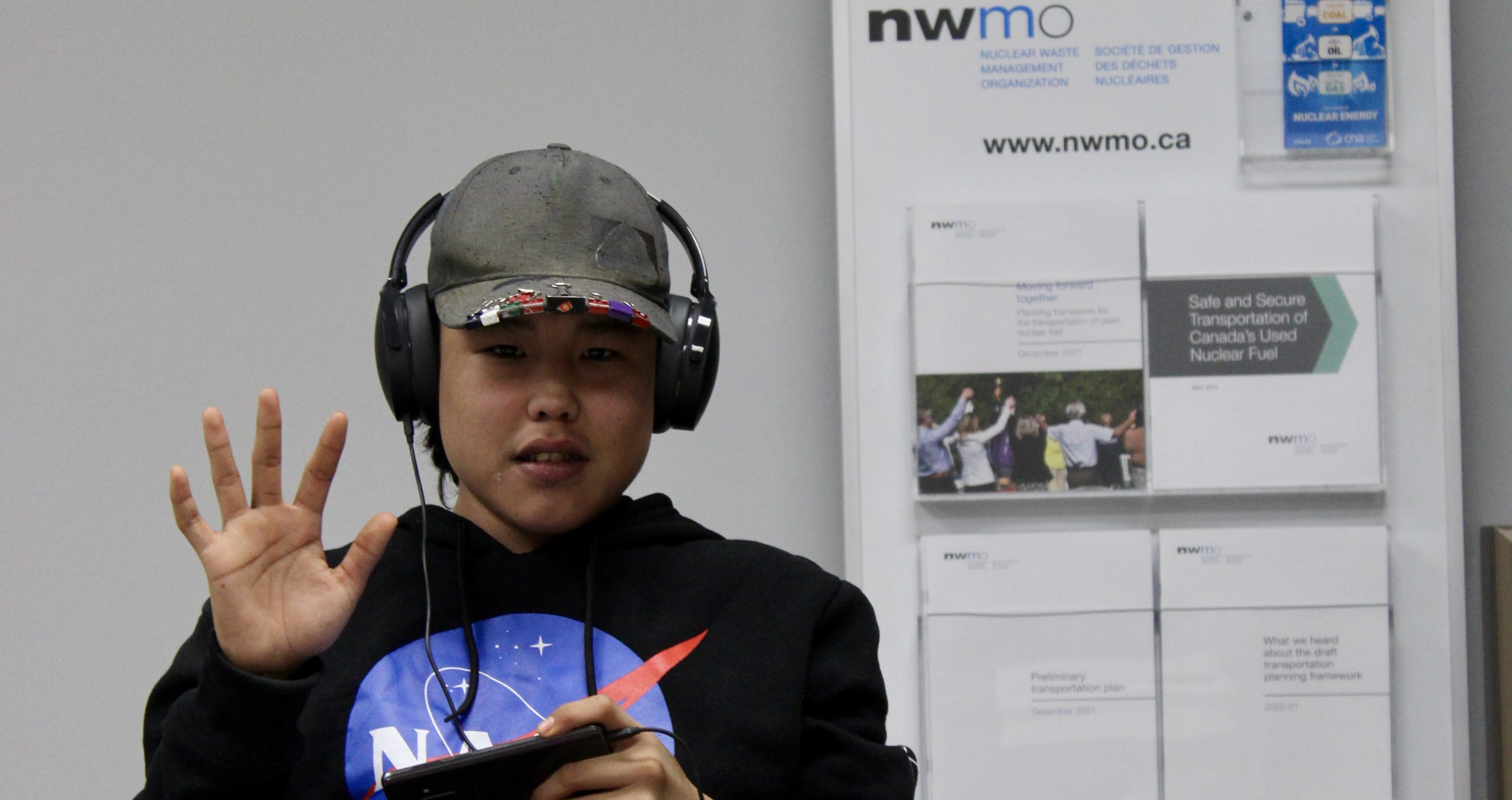 Tony Eetak is one of the youth artists involved in establishing The Arts Incubator.