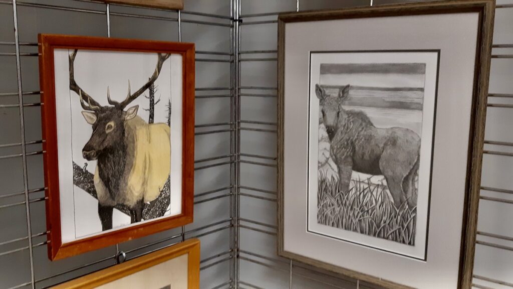 This summer, the Dyment Recreation Hall is exhibiting the beautiful work of local Borups Corners artist Leanne Nicholson.