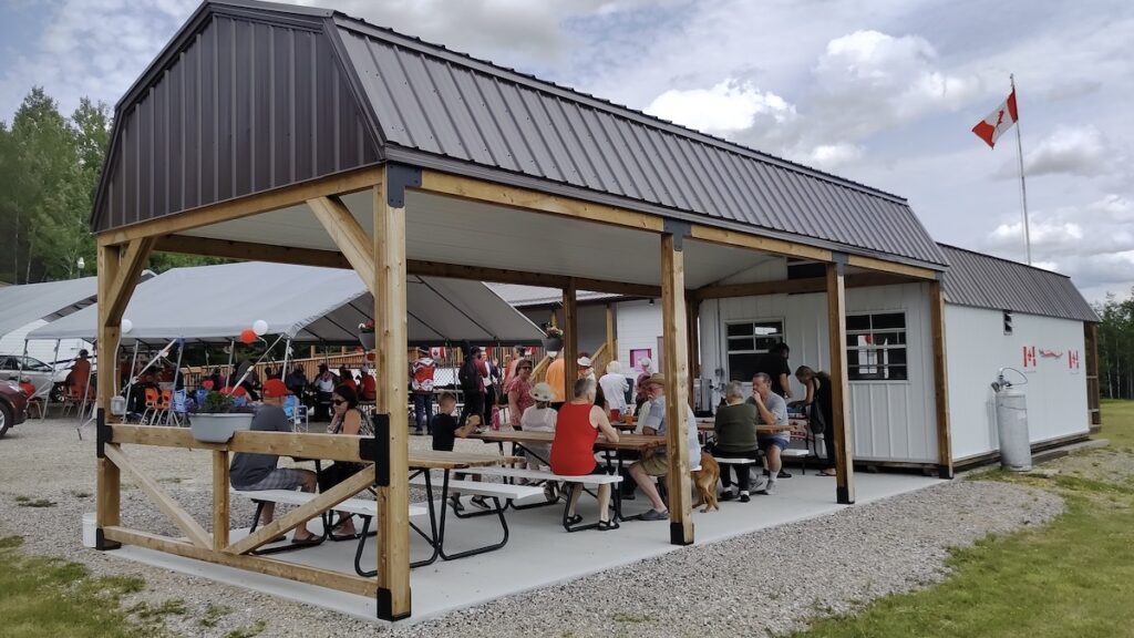 The Cook Shack at Dyment Recreation Park was so busy, it actually sold almost all the food they had on hand!