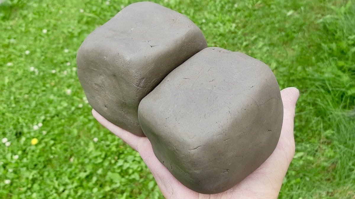 From raw earth to smooth, workable clay. These blocks of wild Melgund clay have been harvested, slaked, strained, and wedged by the MRAC team and Art Borups Corners. Now that regional fire restrictions have officially lifted, this raw material is ready for the pit fire.
